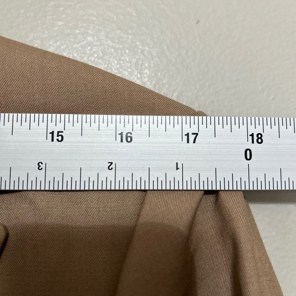 H&M Double Breasted Blazer Women's M Camel Tan NWT Preppy Academic Professional - Picture 6 of 16